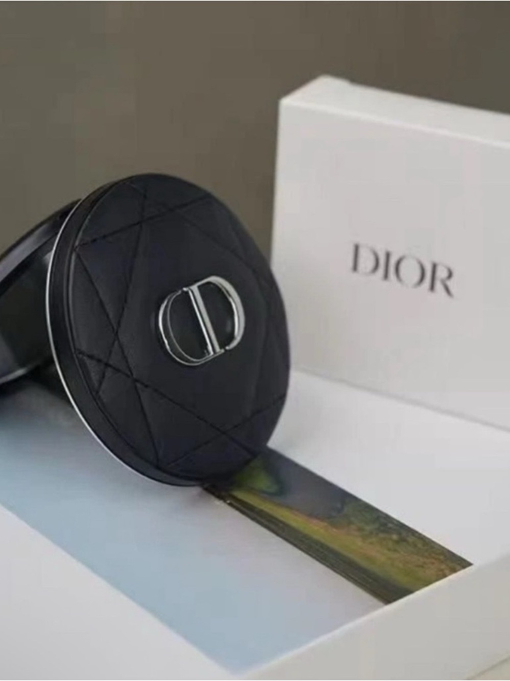Dior Black Quilted Round
Mirror